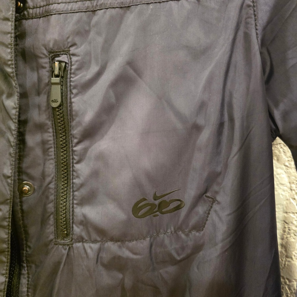 Nike 6.0 Mens Hooded Windbreaker Jacket Navy Blue Utility Cargo Pocket Small - Picture 11 of 13